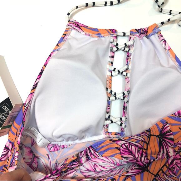 Salt+Cove Juniors' Hawaii Printed Tankini Swim Top - Picture 7 of 8